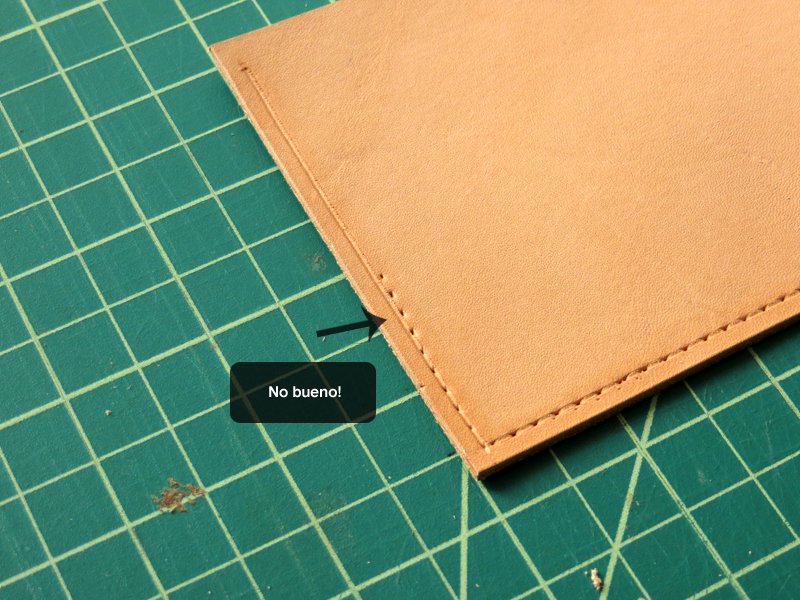 Leather Stitching Wheel Off Track