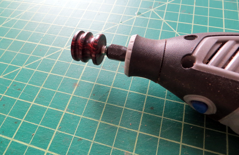 Cocobolo Edge Burnisher Dremel
