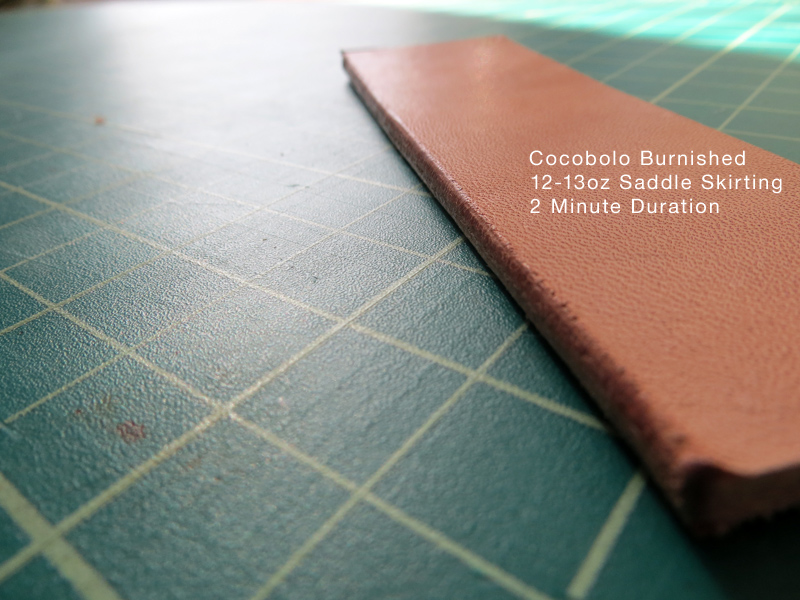 Saddle Skirting Leather Cocobolo Burnished