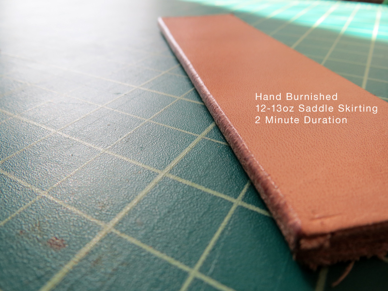 Saddle Skirting Leather Hand Burnished