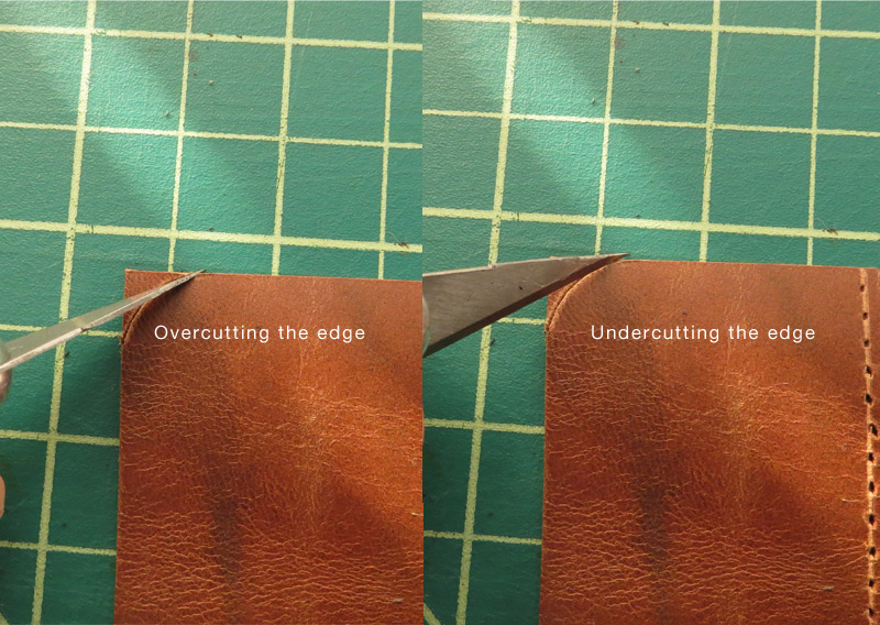 Cutting Leather Curve problems