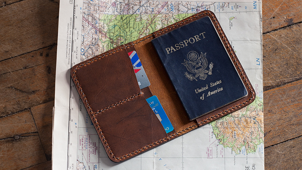 Make A Leather Passport Cover Template