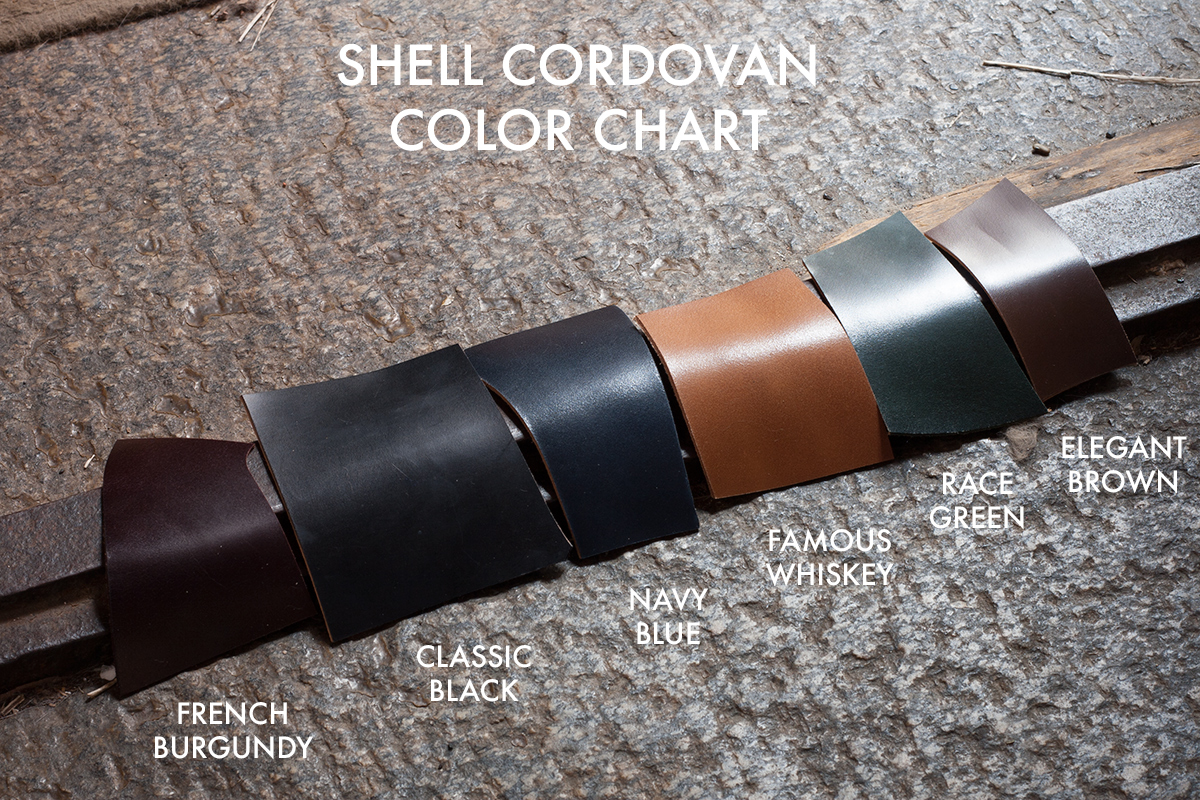 Italian Shell Cordovan Color Chart