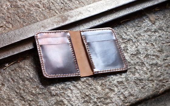 Leather Vertical Wallet Template Tutorial