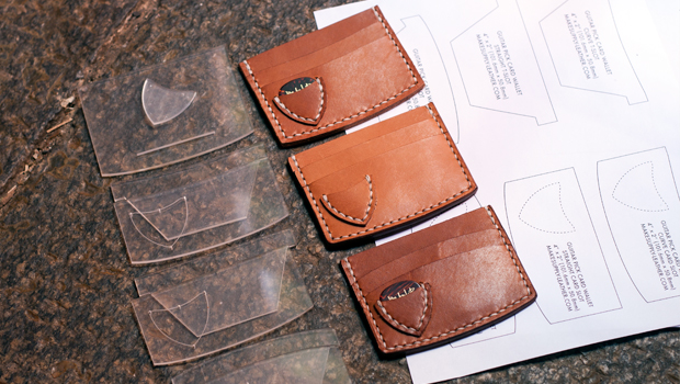 Make A Leather Guitar Pick Wallet