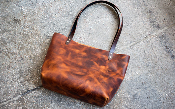 Make a Basic Leather Tote Bag - Template - Tutorial
