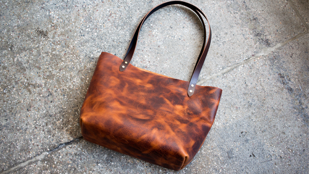 Make a Basic Leather Tote Bag - Template - Tutorial