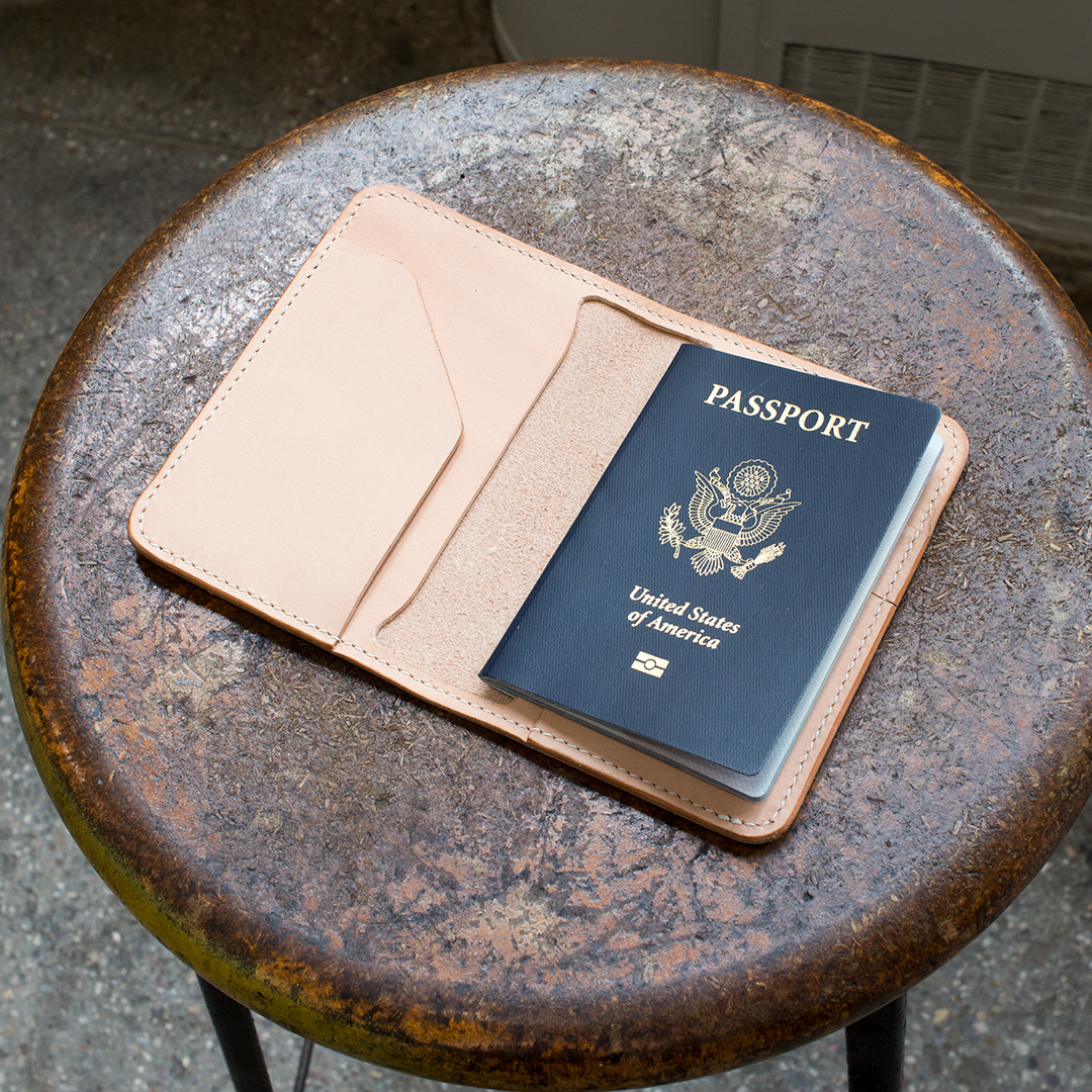 Make a Leather Passport Case - Free PDF Template