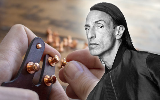 Make a Rick Owens Style Leather Cuff Bracelet